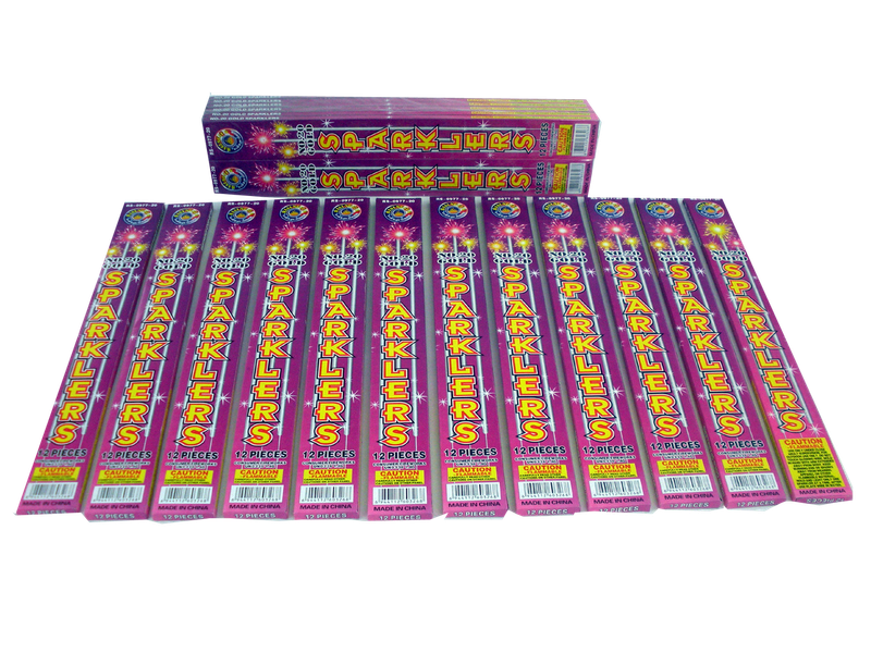 20" METAL GOLD SPARKLERS - IND