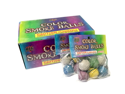 SMOKE BALLS COLOR CLAY 6 - PACK - IND
