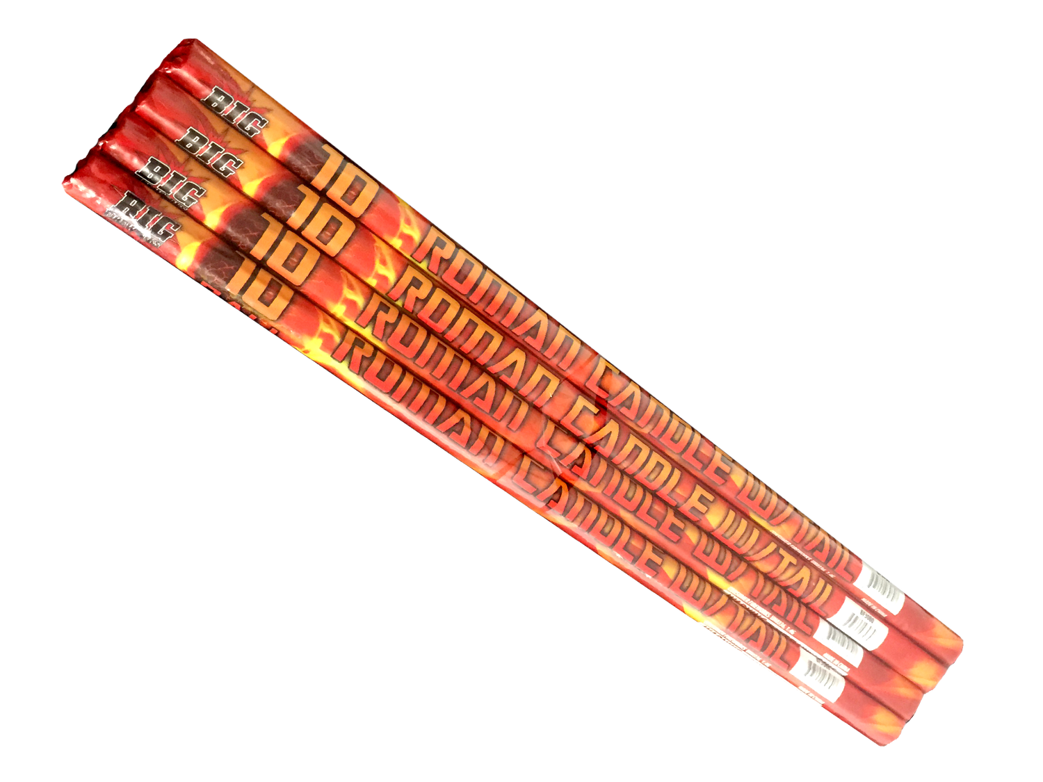 10 BALL ROMAN CANDLE W/TAIL