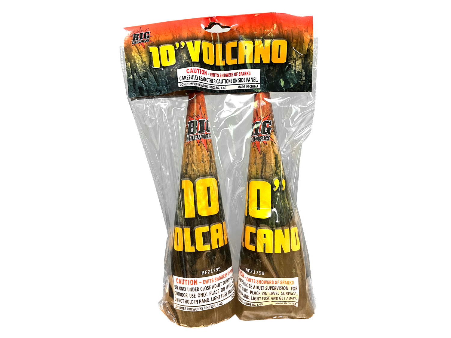 10&quot; CONE POLY BAG 2 PACK