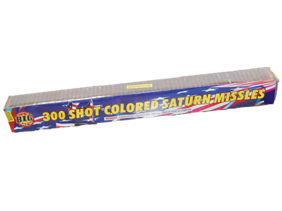 300 SHOT COLORED SATURN MISSILES