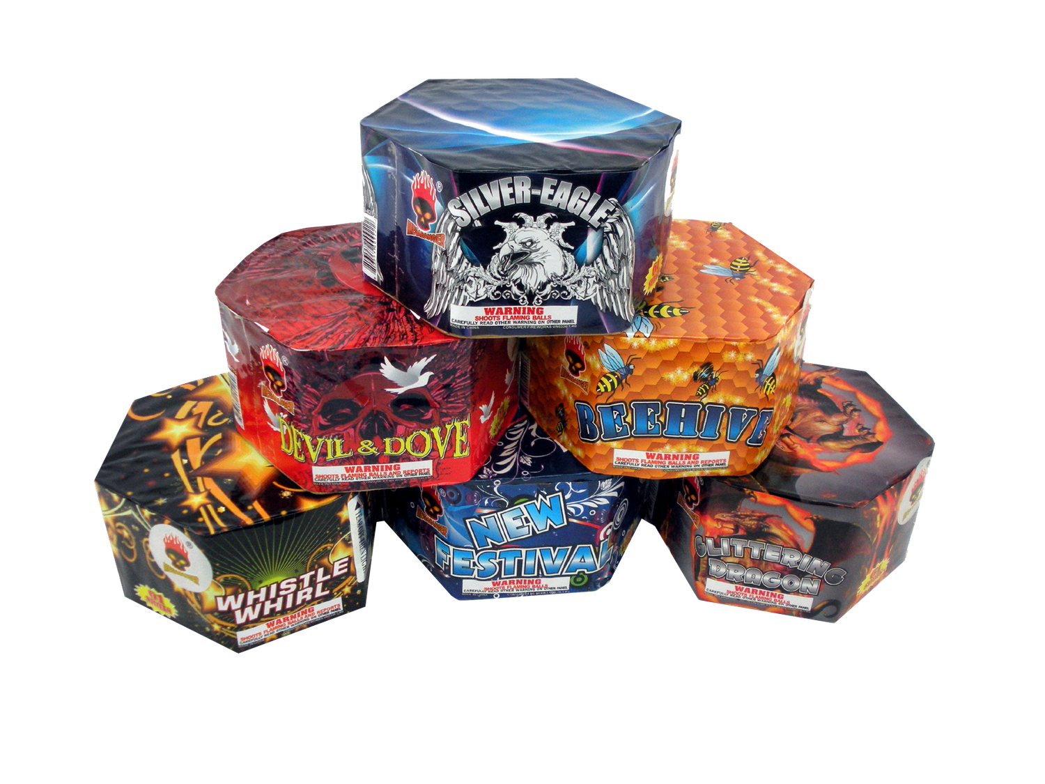 61 SHOT ASSORTED REPEATERS