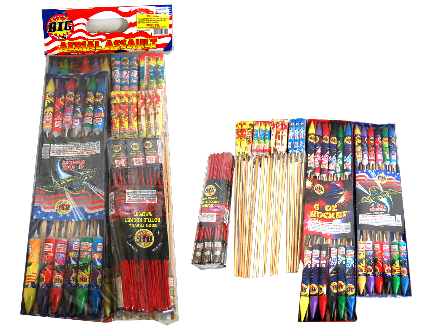 AERIAL ASSAULT - BOTTLE ROCKET ASSORTMENT