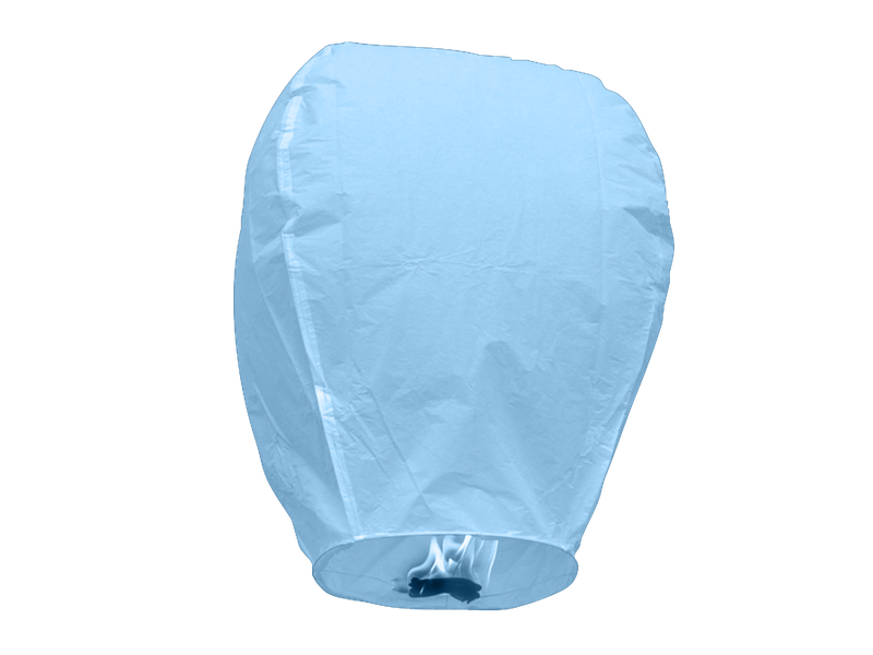 BABY BLUE SKY LANTERNS SOLID PACK