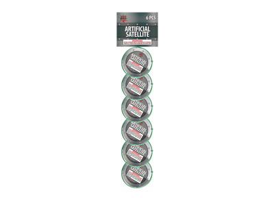 ARTIFICIAL SATELLITE 6 PK