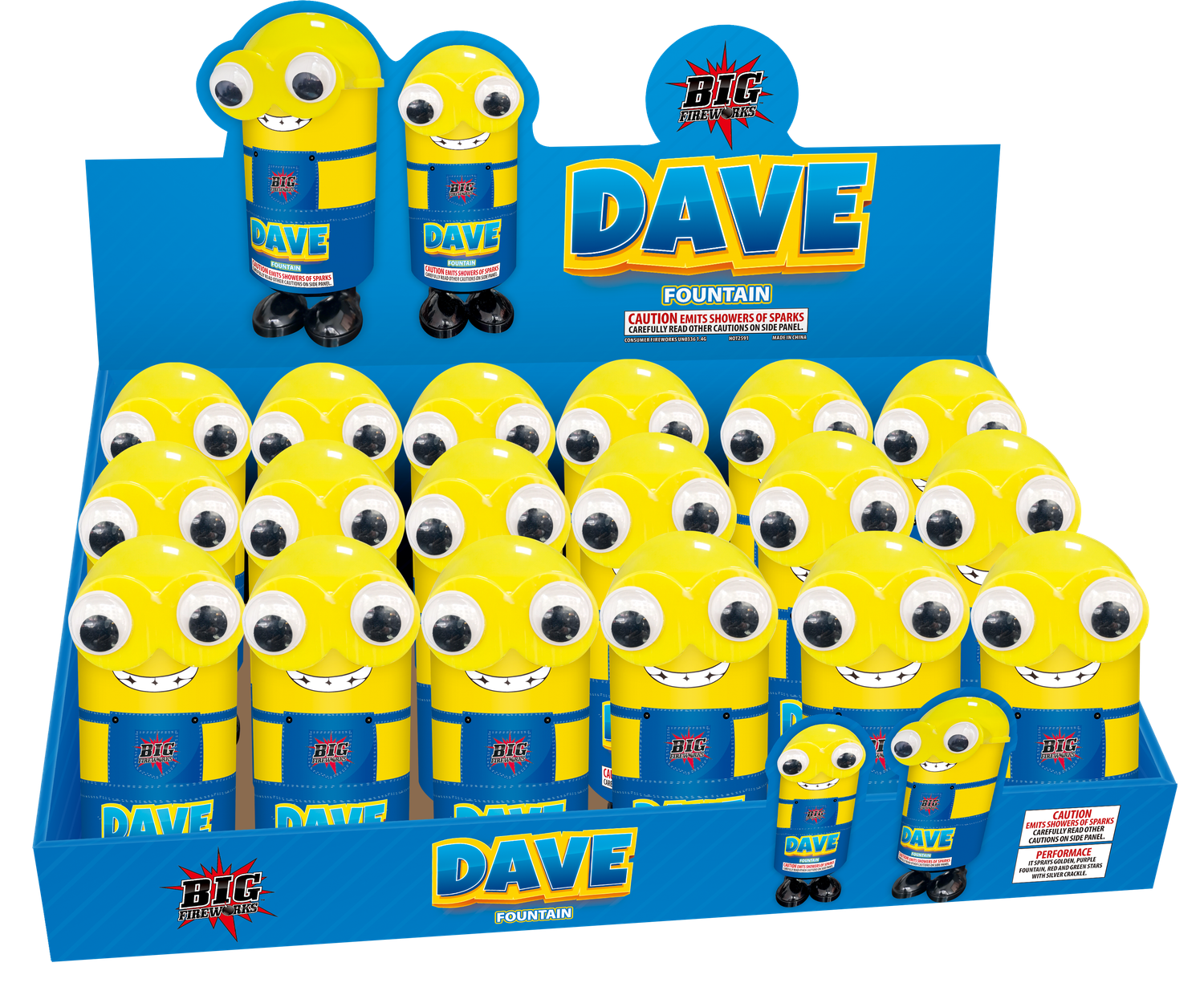 DAVE FOUNTAIN IN DISPLAY