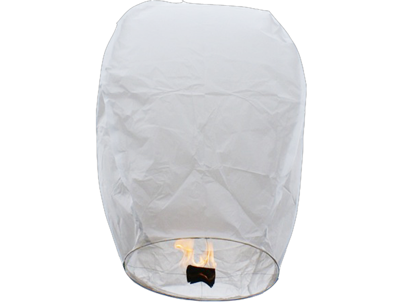 ECO WHITE SKY LANTERN - TRANCE LANTERNS