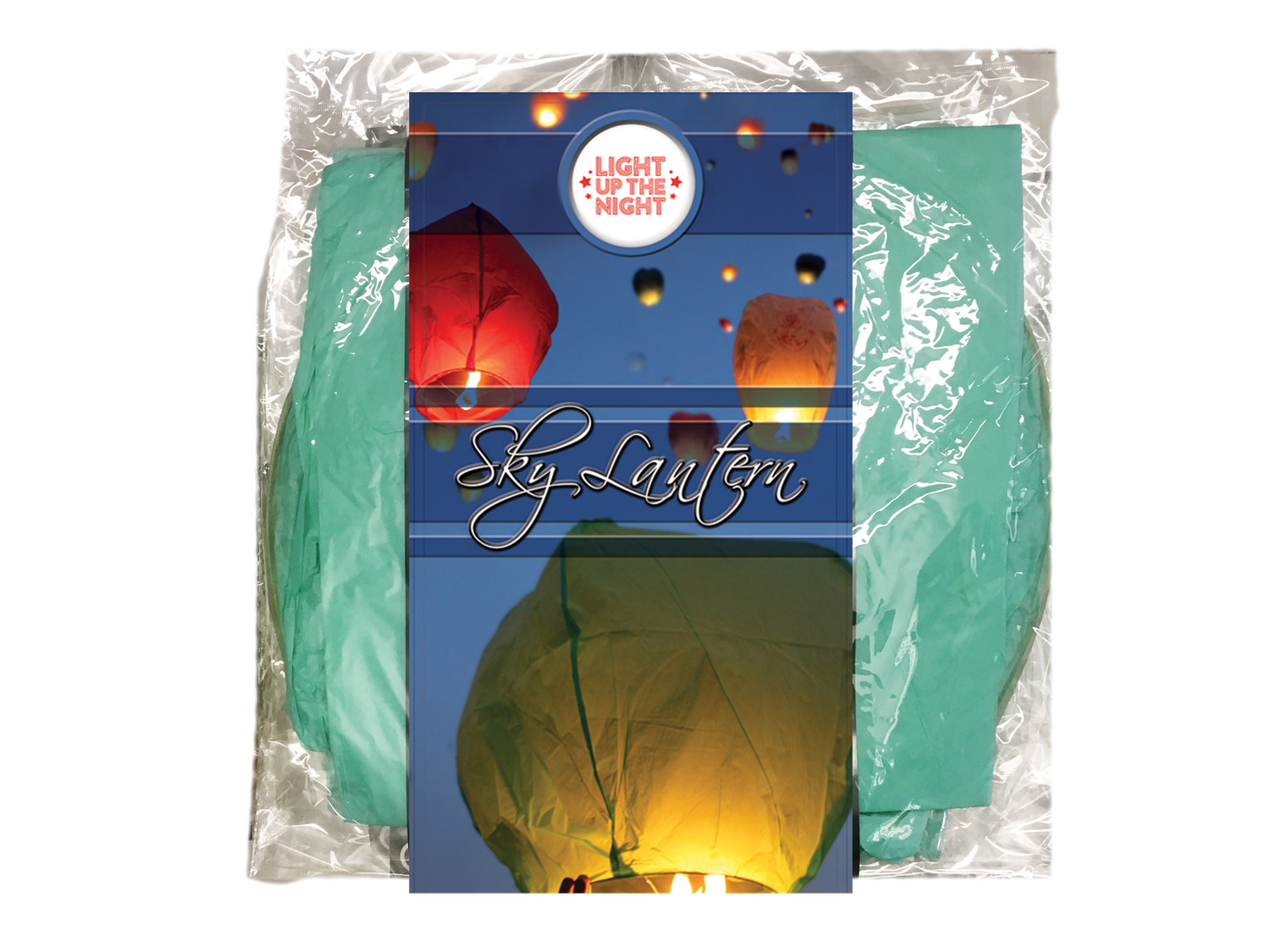 FOLDED PACK ECO SKY LANTERN - MIXED COLOR