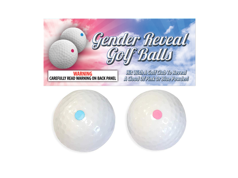 GENDER REVEAL GOLF BALLS