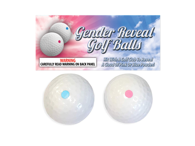 GENDER REVEAL GOLF BALLS