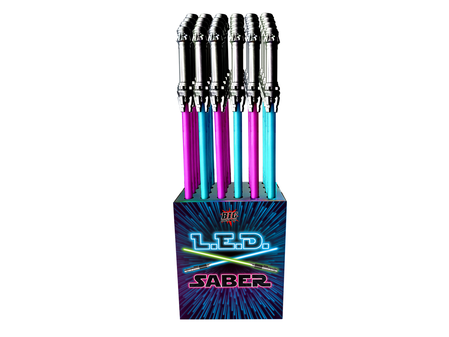 LED SABER IN DISPLAY - NO FIREWORKS
