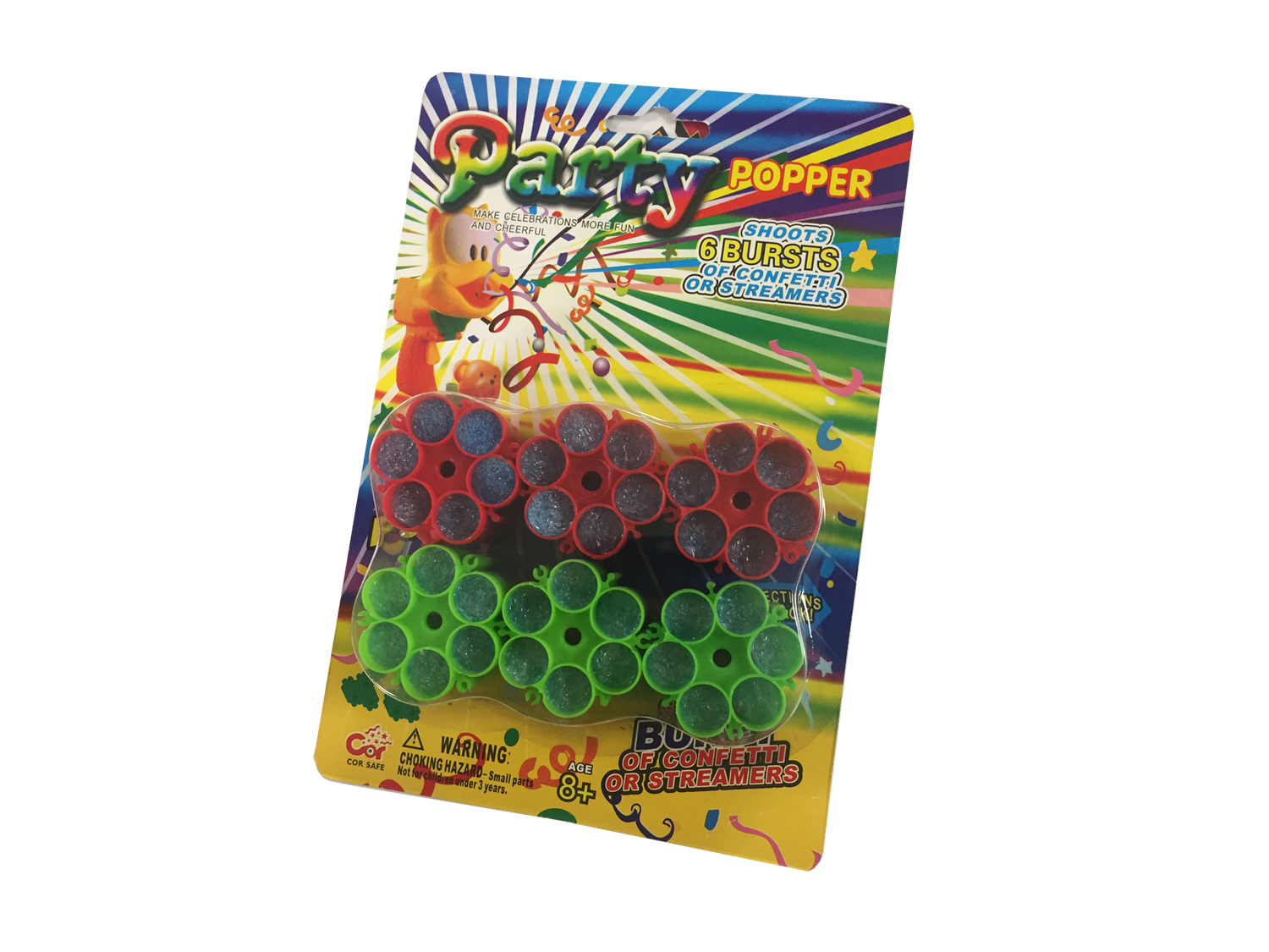 PARTY POPPER REVOLVER REFILLS