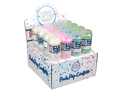 PUSH POP CONFETTI IN DISPLAY