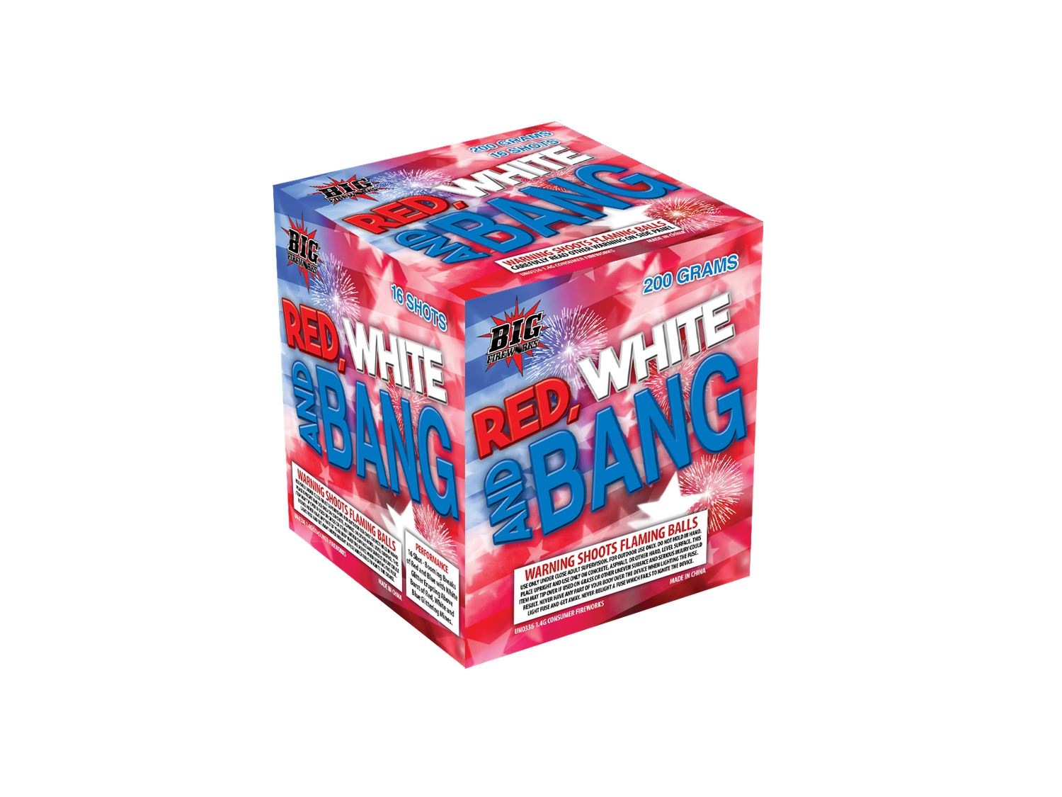 RED, WHITE AND BANG