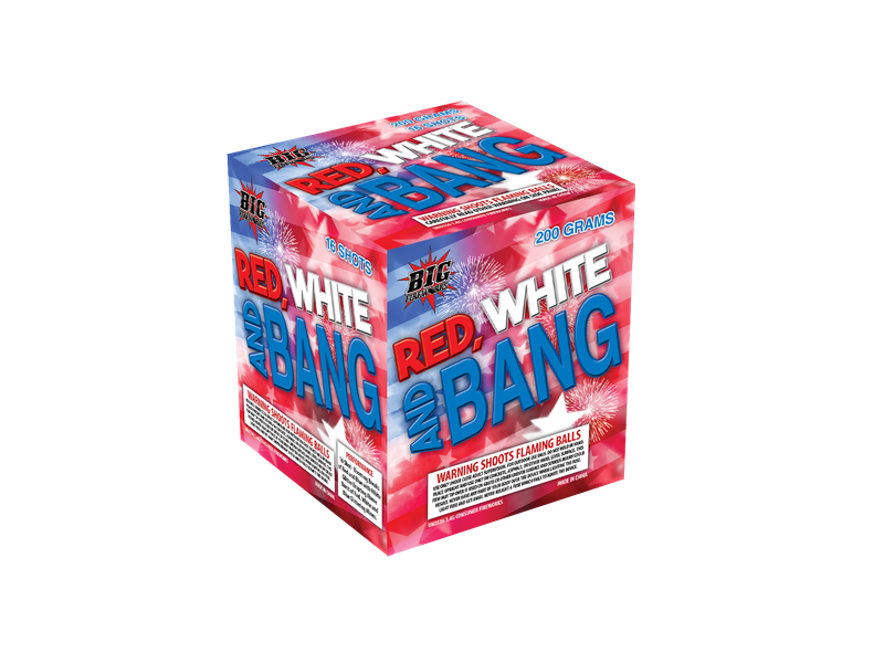 RED, WHITE AND BANG