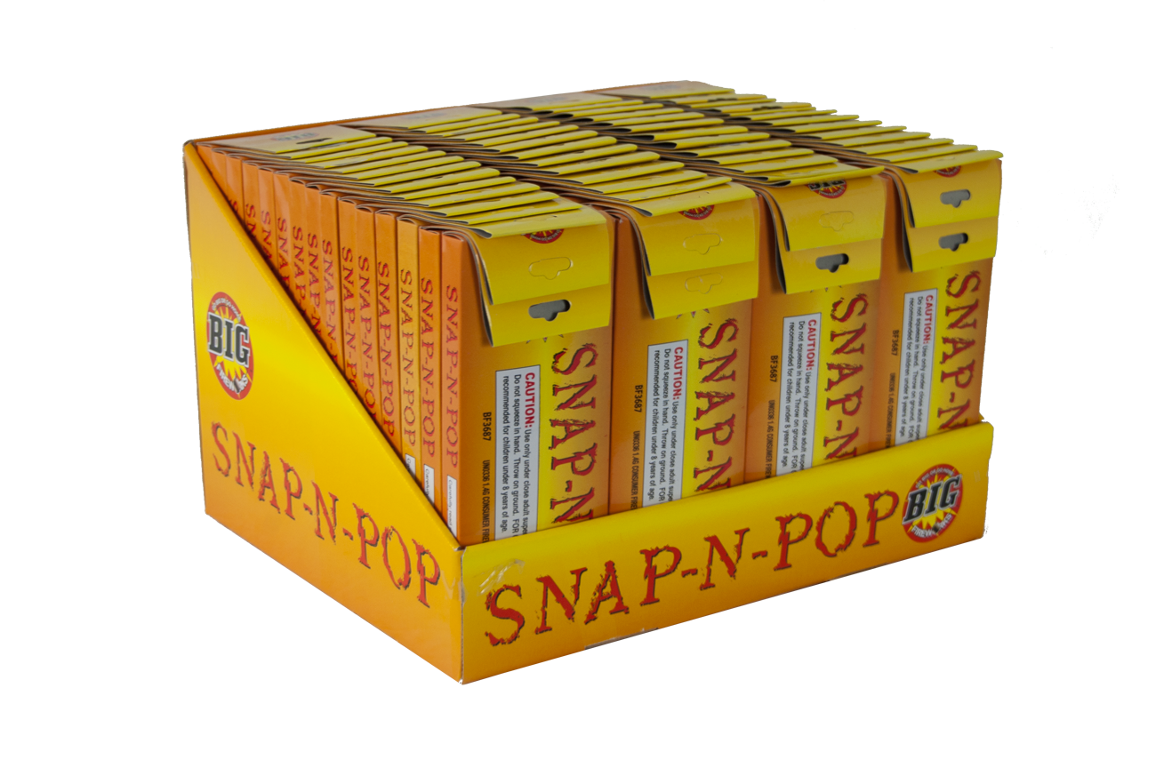SNAP N POP IN COUNTER DISPLAY