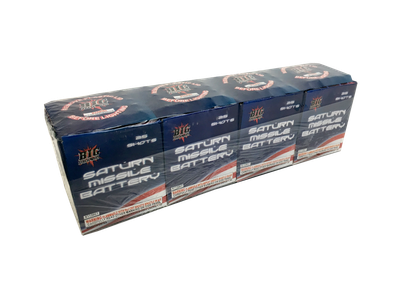 25 SHOT SATURN MISSILE 4 &amp; 1 CELLOPHANE