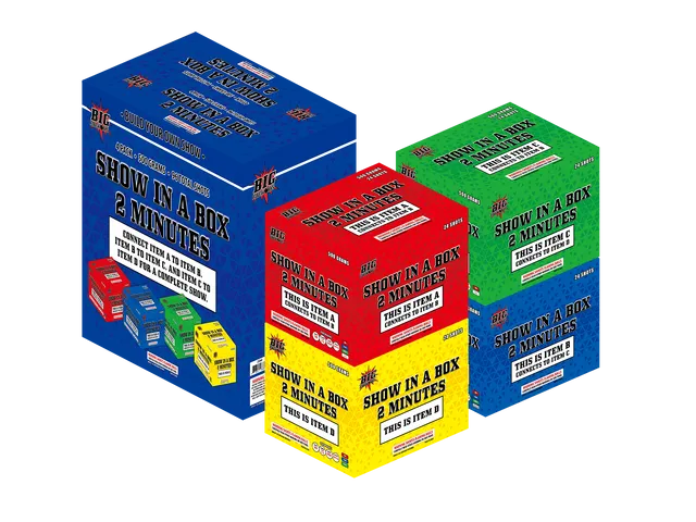 SHOW IN A BOX 2 MINUTES