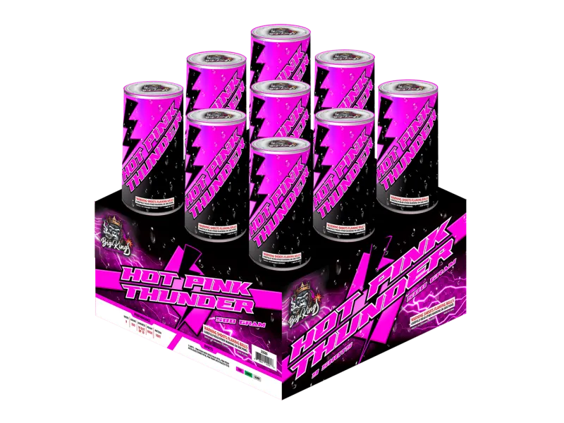3" HOT PINK THUNDER