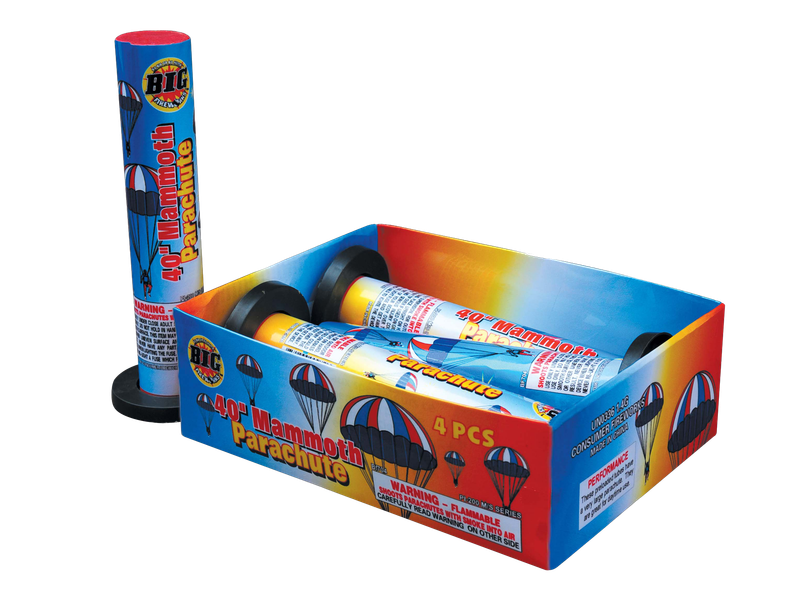 40" MAMMOTH PARACHUTE - BAGGED W HEADER NOT BOXED