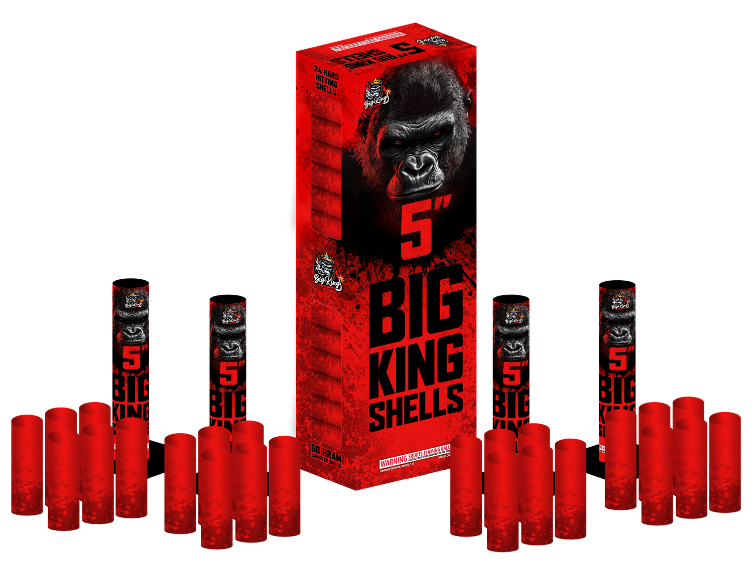 5" BIG KING SHELLS