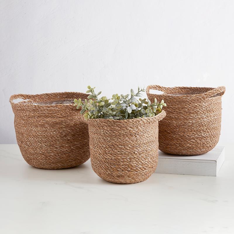 Round Woven Storage Basket (3 sizes)