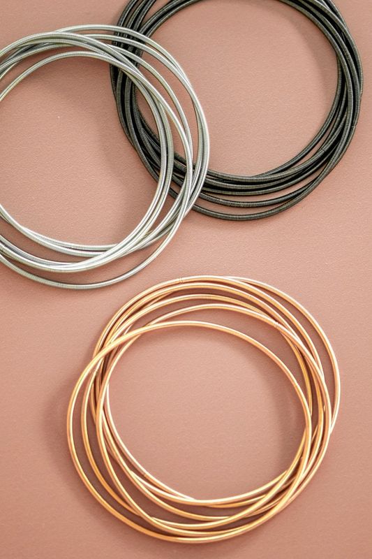 Stretchy Guitar Bracelet Set (6)