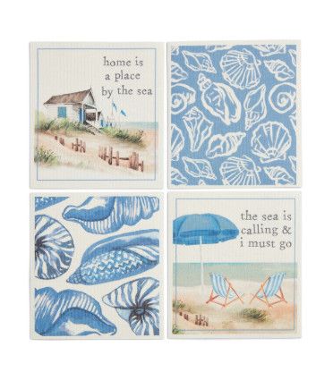 Sea Reusable Dishcloths