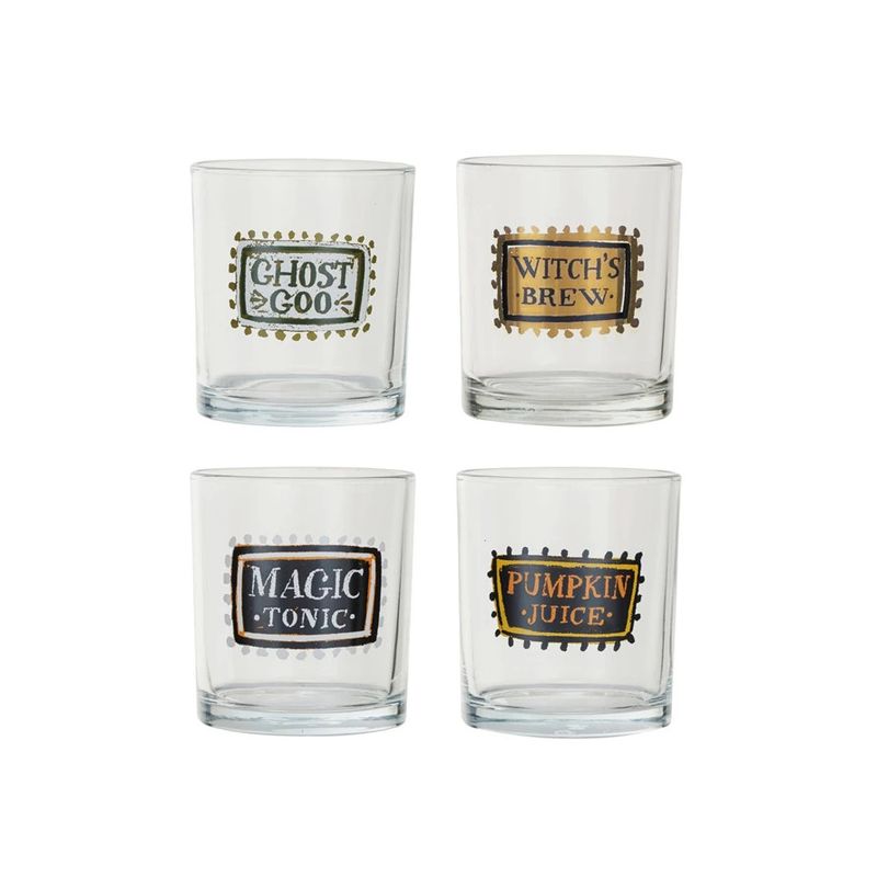 Halloween Saying 10 oz. Glass