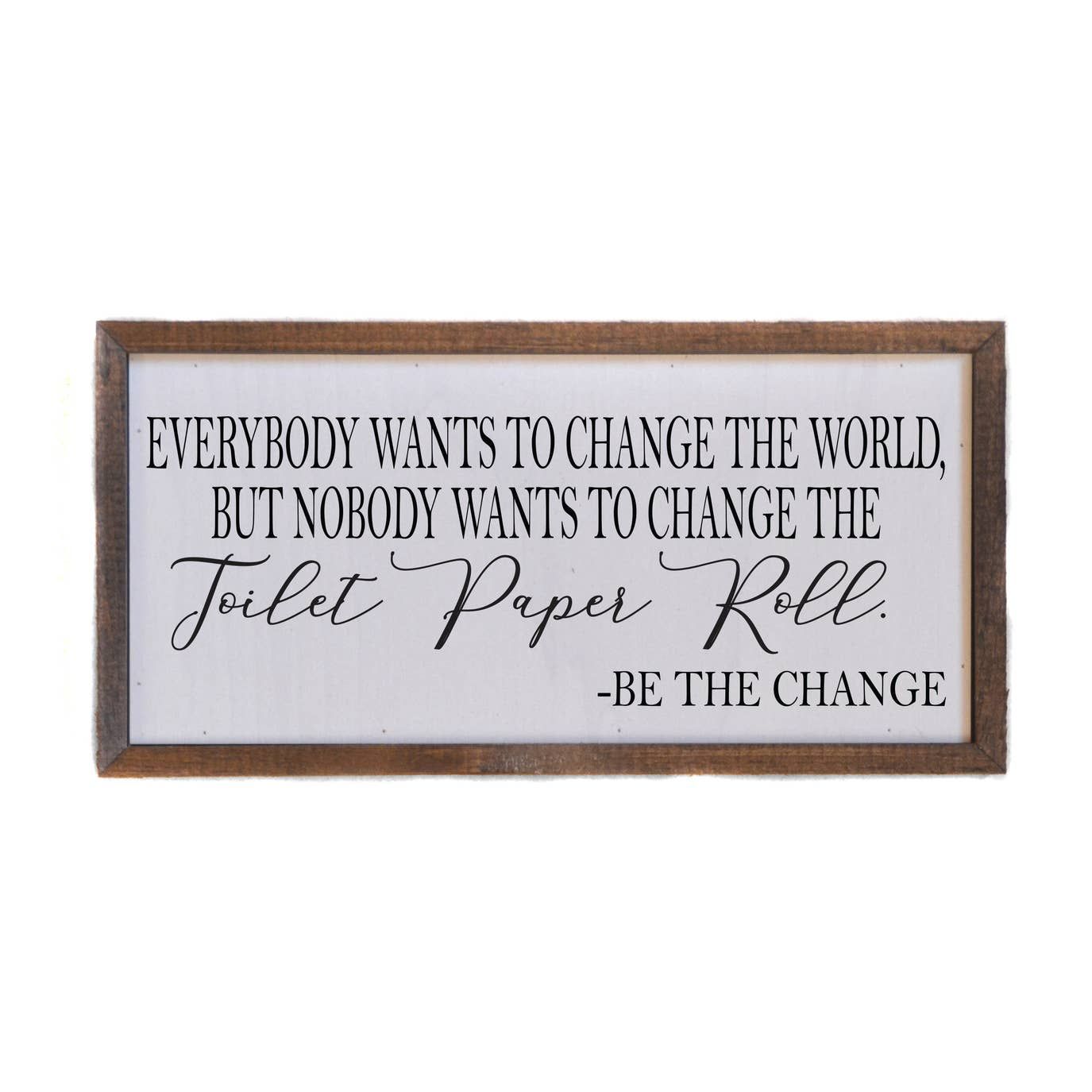 12x6 Everyone Wants Change TP