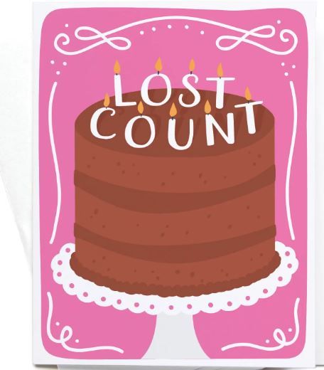 Lost Count Greeting Card