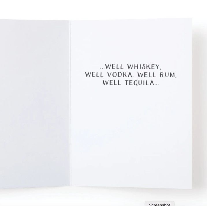 Well Wishes Birthday Bar Shelves Card