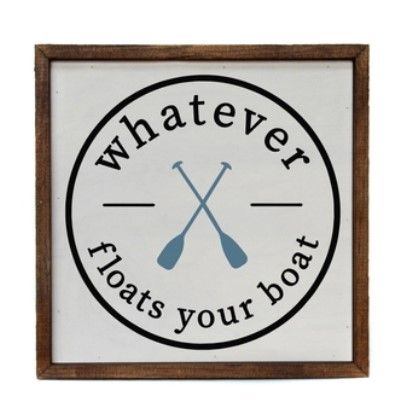 10x10 Float Your Boat Sign