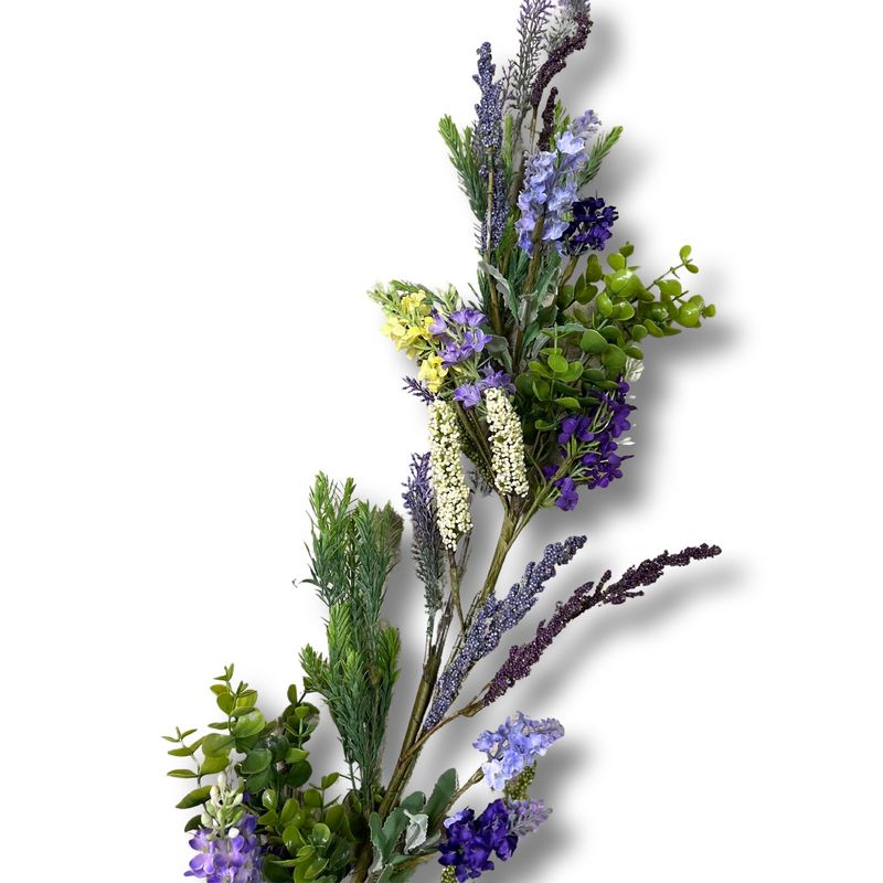 6&#39; Lavender Wisteria Garland