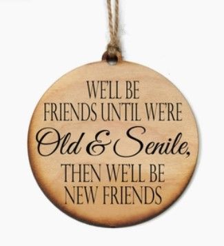 Old &amp; Senile Wood Ornament