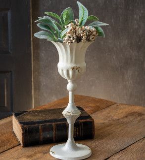 Tall Scalloped Cup with Base