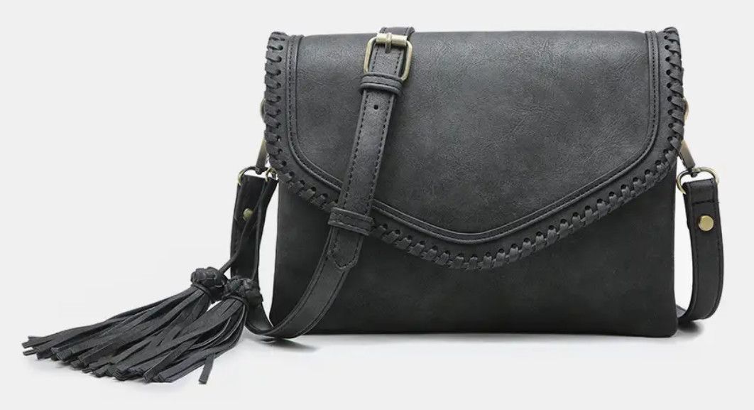 Sloane Flapover Crossbody Black