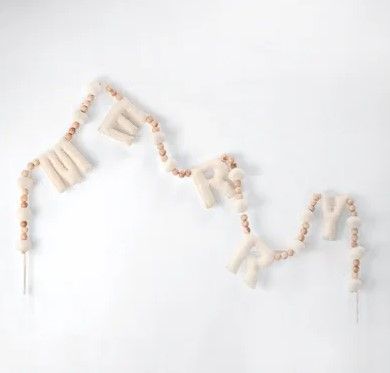 52" Merry Felt Garland