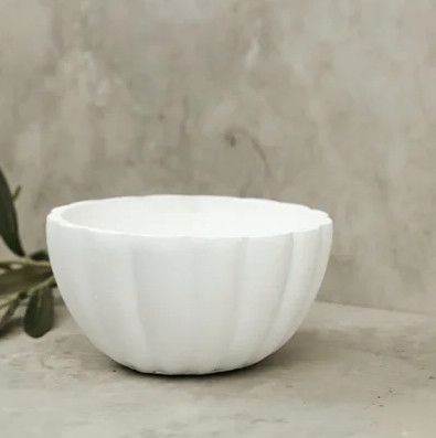 6&quot; White Pattern Bowl