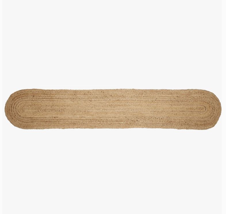 72&quot; Natural Jute Oval Runner