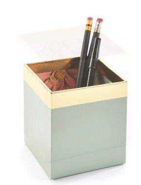 Lotus Floral Pencil Cup