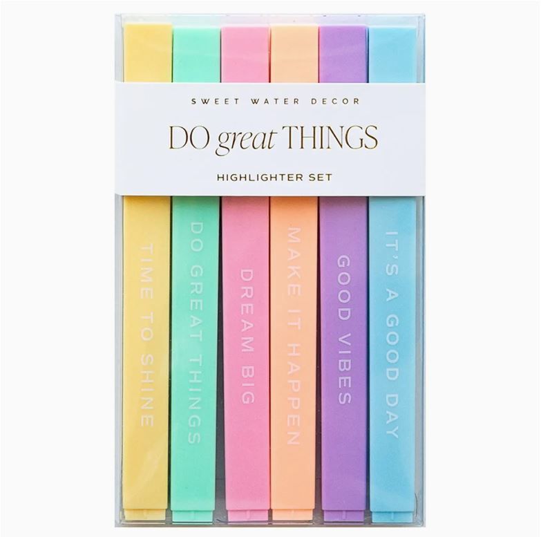 Do Great Things Highlighter Set