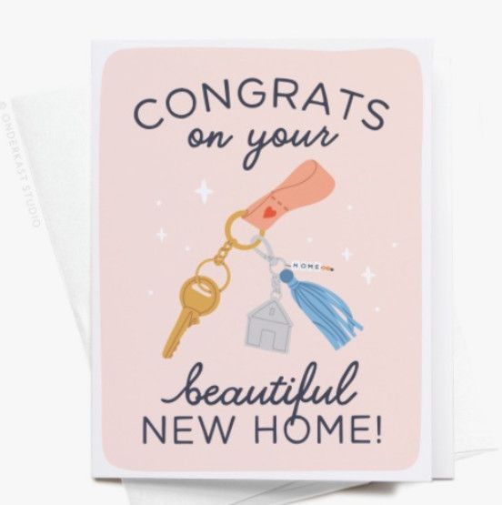 Congrats On Your New Home Card