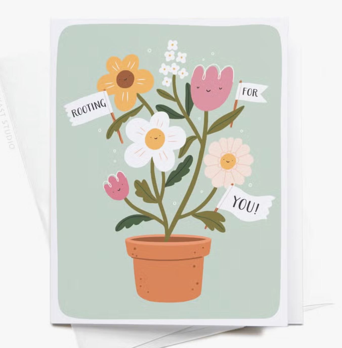Rooting For You Greeting Card