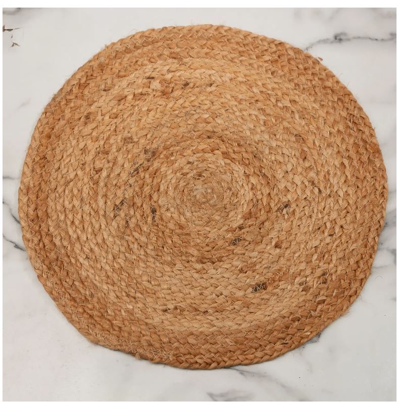 14&quot; Jute Round Mat