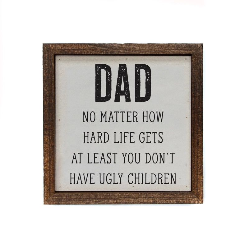 6x6 Ugly Kids Sign