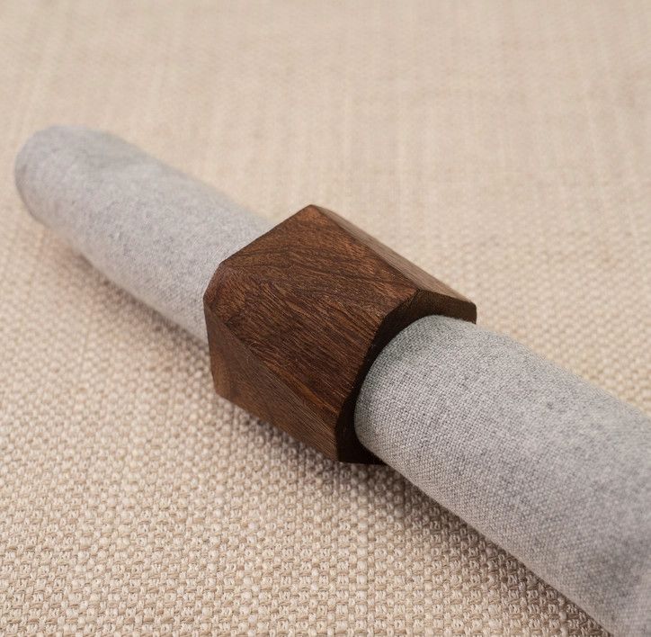 Elegant Wood Napkin Ring