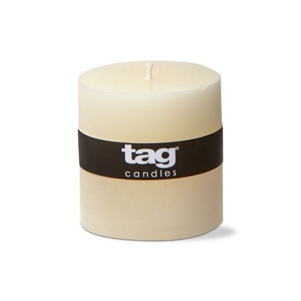 3x3 Pillar Candle Ivory