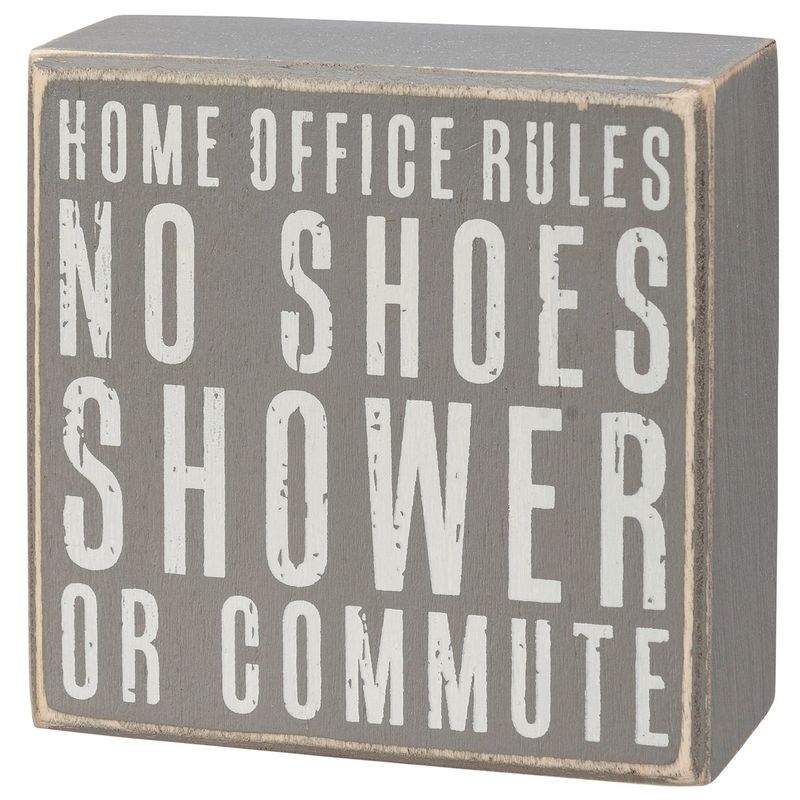 Home Office Rules Sign