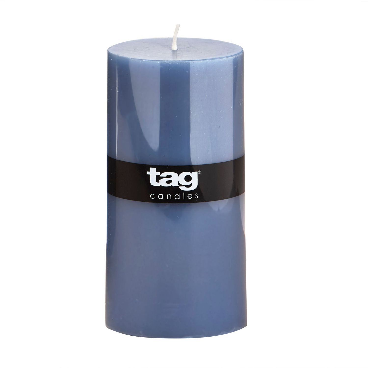 3x6 Pillar Candle Denim